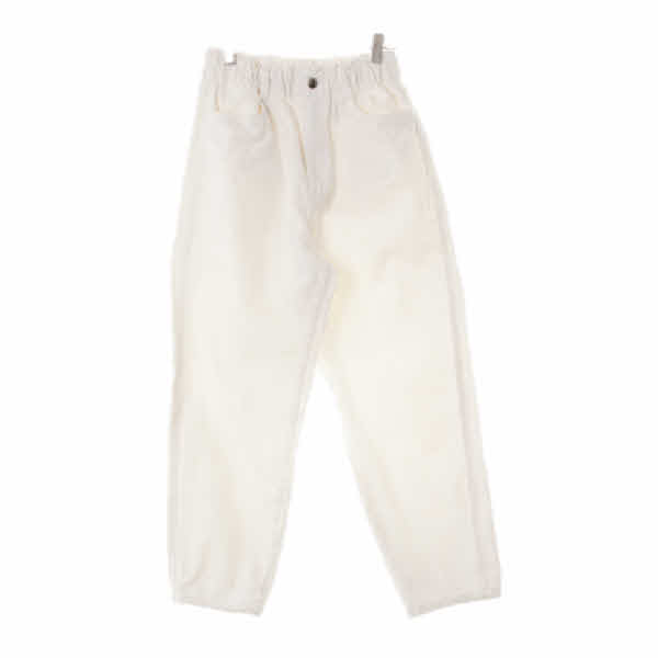 h&m 화이트 데님 배기밴딩진