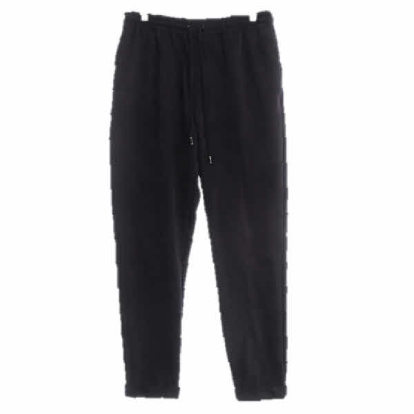 자라 블랙 비스코스혼방 롤업밴딩슬랙스