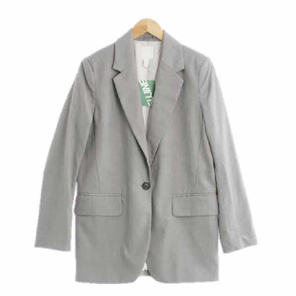 h&m 그레이 원버튼자켓