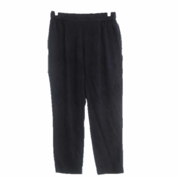 h&m 블랙 비스코스 밴딩슬랙스
