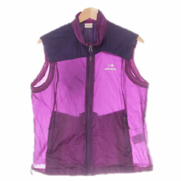 아이더 퍼플 나일론 아웃도어집업베스트