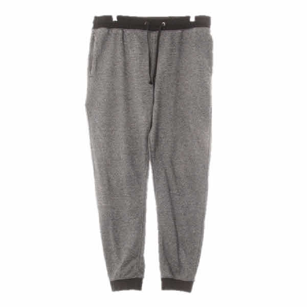 h&m 다크그레이 면혼방 조거밴딩배색트레이닝팬츠