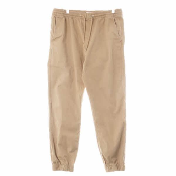 h&m 도우베이지 면혼방 밴디드조거팬츠