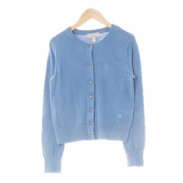 h&m 세레니티블루 라운드넥베이직가디건