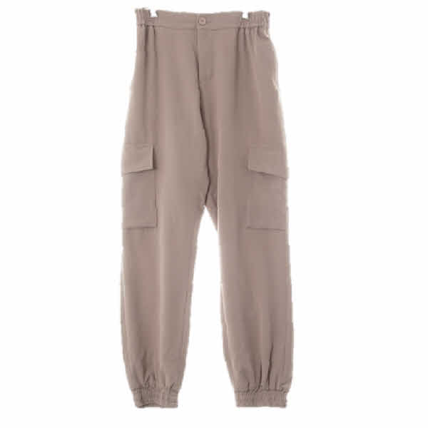 anoutFit 님버스클라우드베이지 면혼방 포켓조거팬츠