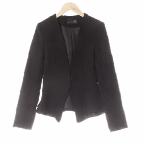 sensecollection 블랙 노카라블레이저