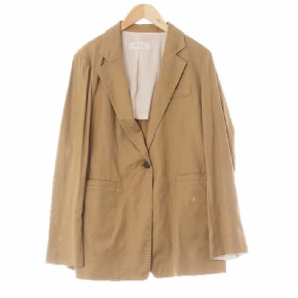 bcbg 라이켄베이지 면혼방 싱글미디자켓