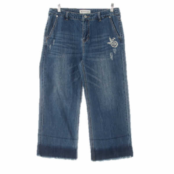 ThursdayIsland 중청 데님 엔틱자수프린지진