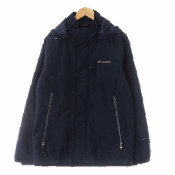 콜롬비아 네이비 심플로고아웃도어자켓