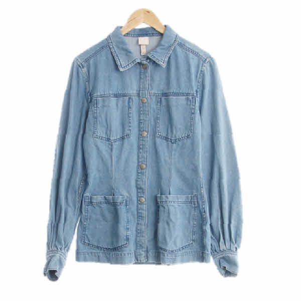 h&m 중청 면 미디청자켓