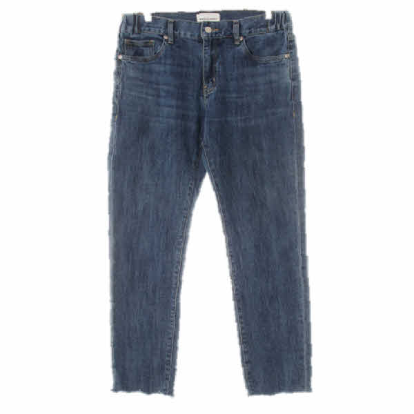 maisonmined 진청 데님 워시드컷팅크롭진 