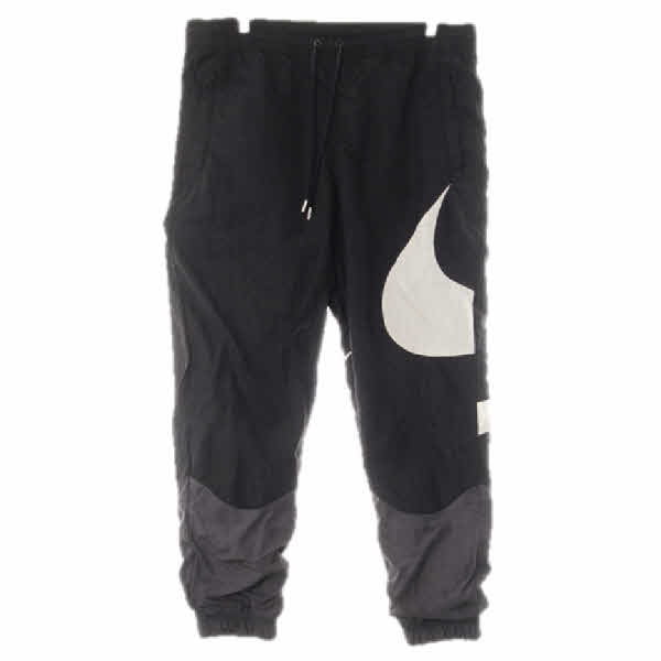 나이키 블랙 오버핏로고바스락조거팬츠 
