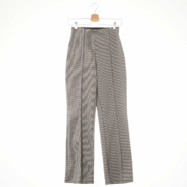 h&m 블랙 하운드투스 절개부츠컷레깅스팬츠