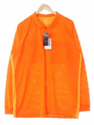 나이키 오렌지 드라이핏 스포츠카라긴팔티 