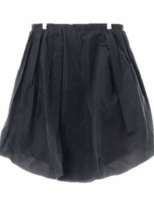 carven 그레이 플리츠미디스커트