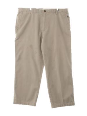 dockers 파스텔브라운 면혼방 와이드테이퍼드팬츠