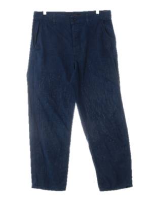 코스 진청 데님 버튼플라이배기진
