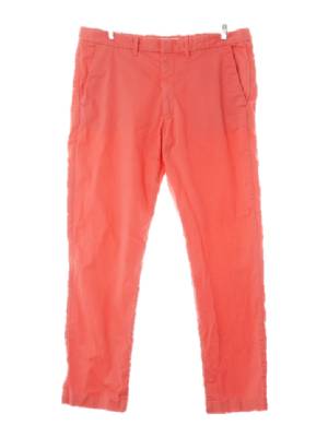 h&m 다크코랄 면혼방 치노팬츠