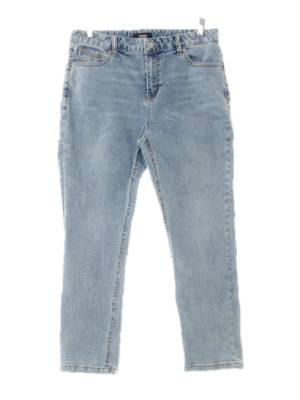 무신사스탠다드 라이트인디고블루 데님 워싱슬림스트레이트진
