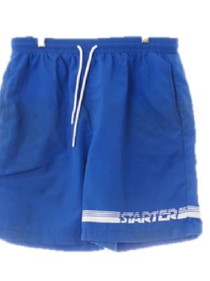 starter 브라이트블루 로고스포츠하프팬츠