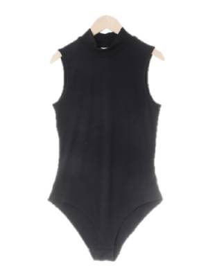 h&m 블랙 스트라이프 민소매반폴라바디수트