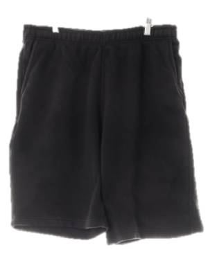 h&m 블랙 면 릴렉스핏하프트레이닝팬츠