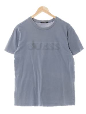 Guess 웜스톤블루 면 로고반팔티