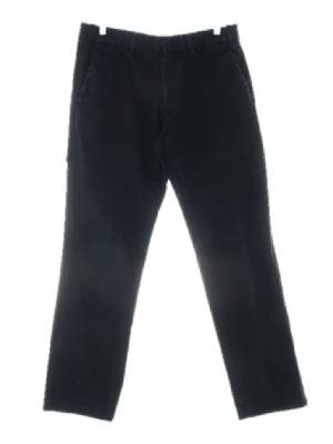 H&M VERSACE 네이비 면혼방 워싱스트레이트팬츠