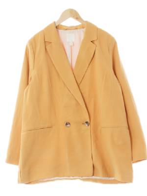 h&m 허니옐로우 오버핏더블블레이저
