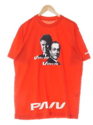 PAVV 프라이트레드 프린팅 반팔메쉬티