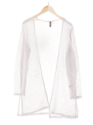 h&m 라이트그레이 비스코스혼방 시스루오픈트임가디건