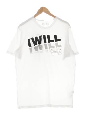 언더아머 화이트 면혼방 Iwill라운드반팔티