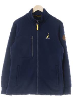 nautica 네이비 스몰자수로고집업자켓