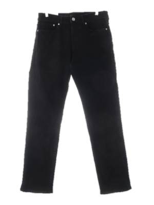 h&m 흑청 데님 스트레이트레귤러핏진