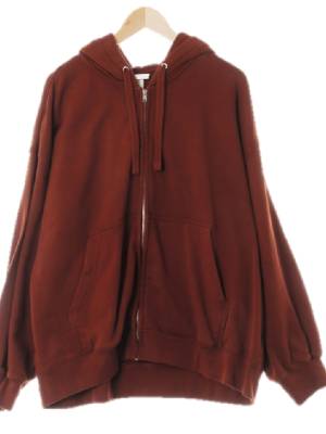 h&m 브라운 면 가오리오버핏후드집업