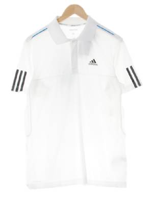 아디다스 화이트 소매삼선테니스반팔피케티