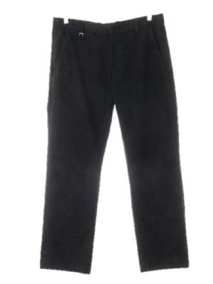 ermenegildozegna 다크차콜 사선스트라이프 보카시모직슬랙스팬츠