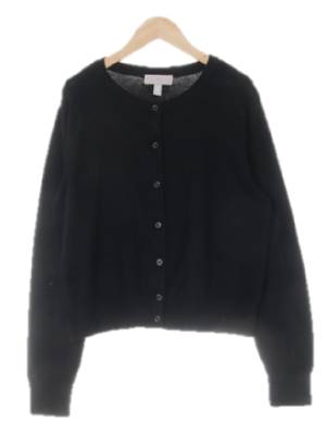 h&m 블랙 라운드시보리가디건
