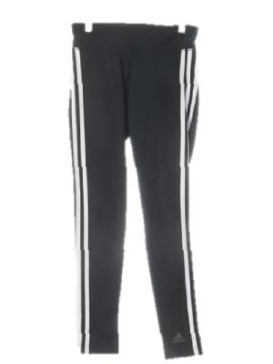 아디다스 블랙 클리마라이트 삼선하단로고타이즈