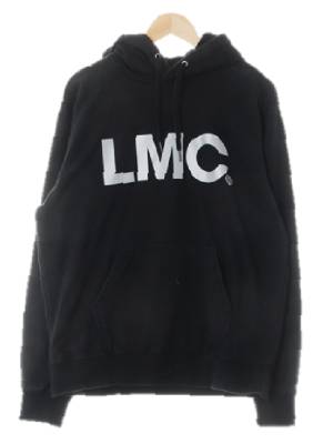 lmc 블랙 면 스카치빅로고후디티셔츠