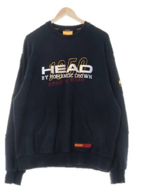 headXrwtcrw 네이비 면 1950포켓맨투맨