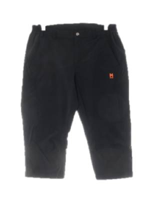 밀레 블랙 절개아웃도어7부팬츠