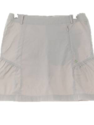 munsingwear 코지라이트그레이 나일론혼방 로고러플미니스커트