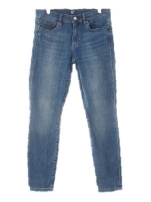 gap 진청 데님 트루스키니워시드진
