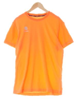 hummel 형광핫오렌지 기능성스포츠쿨반팔티