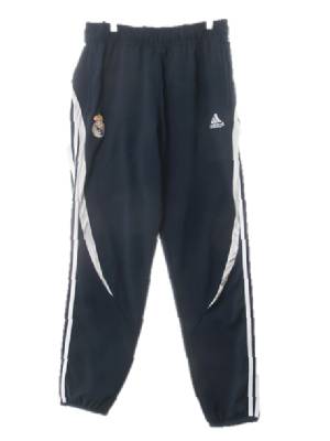 아디다스 네이비 배색절개라인우븐스포츠팬츠