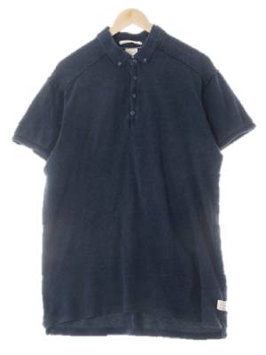 scotch&soda 빈티지멜란지네이비 면 절개데미지카라반팔티 