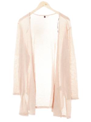 h&m 웜퍼즈코랄 비스코스혼방 오픈형라이트트임가디건