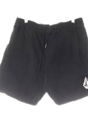 volcom 블랙 면 다이아몬드로고하프트레이닝팬츠