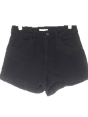 h&m 블랙 데님 카브라워싱텐션숏진